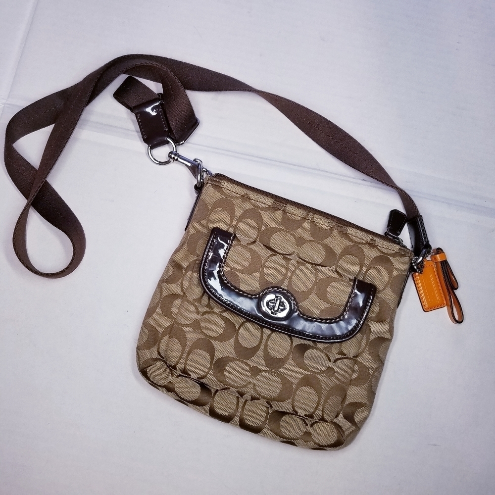 🌸 Coach / Signature crossbody bag - Picture 2 of 8
